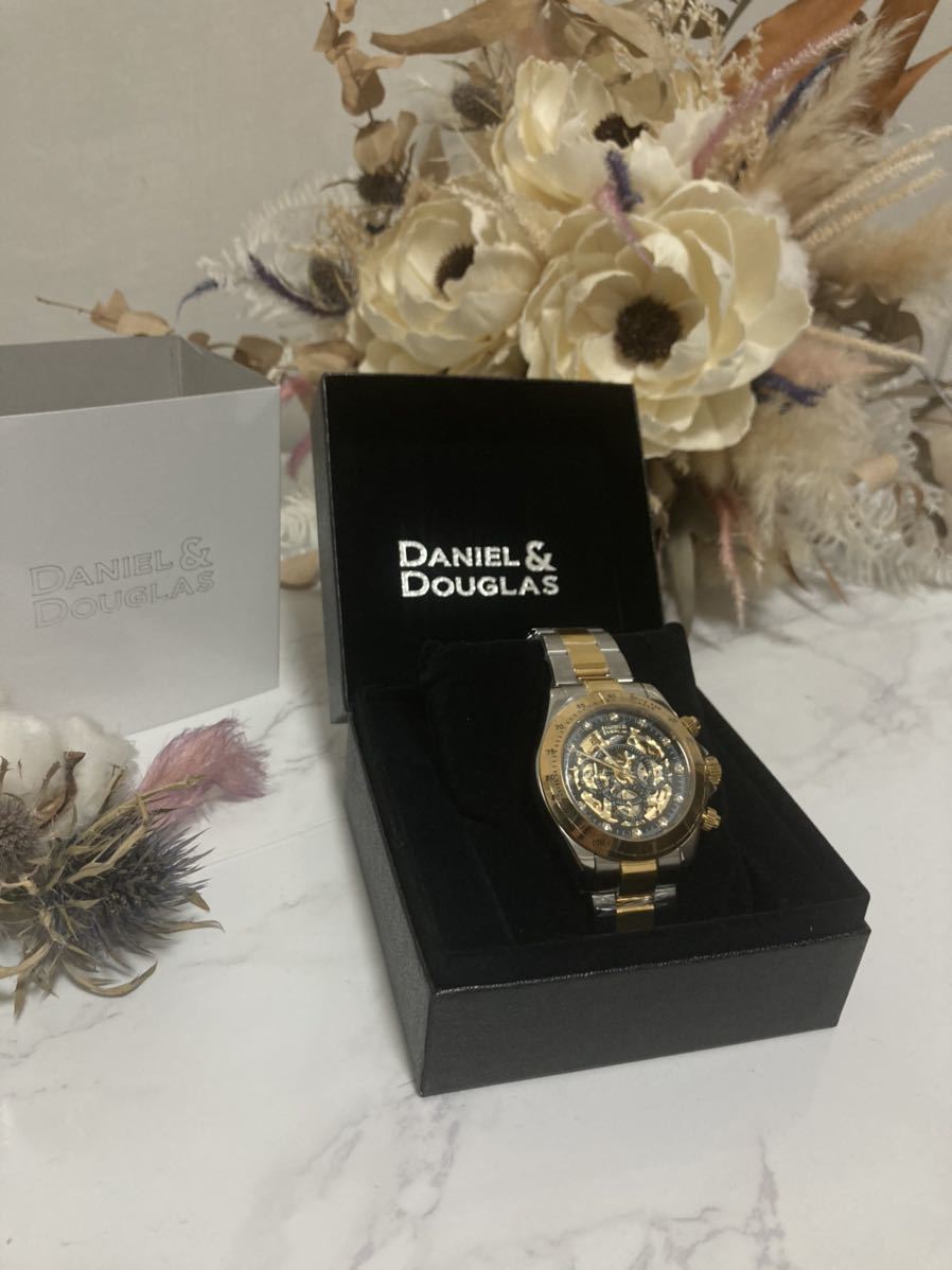 未使用品　ダニエルダグラス　DANIEL&DOUGLAS ゴールド×ブラック　定価275000円_画像1