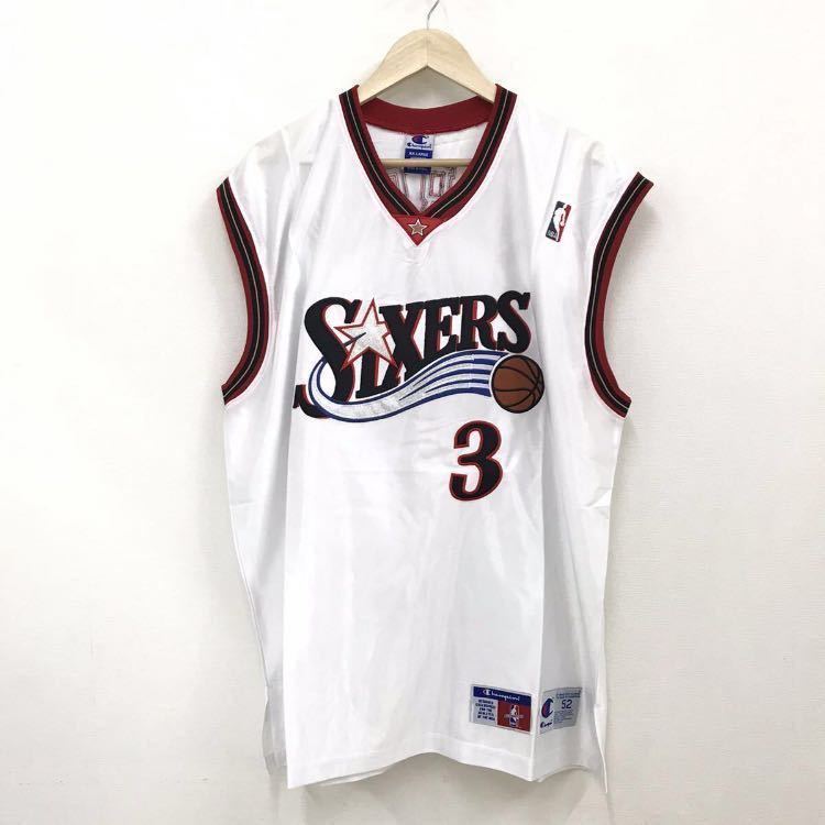 M27-J NBA 90s Champion製 SIXERS #3 Iverson アレン アイバーソン 