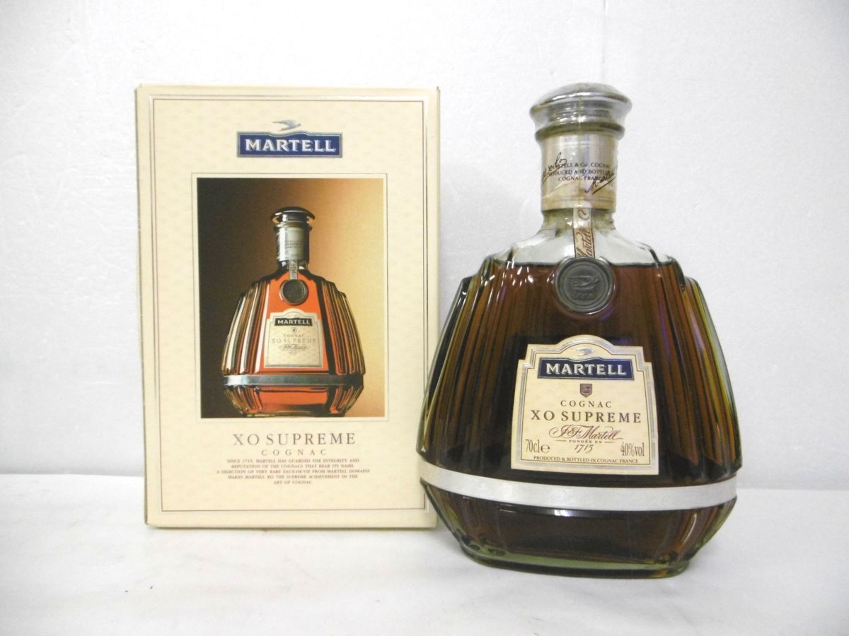 シャイニングゴールデン マーテル MARTELL Supreme 古酒 箱付き