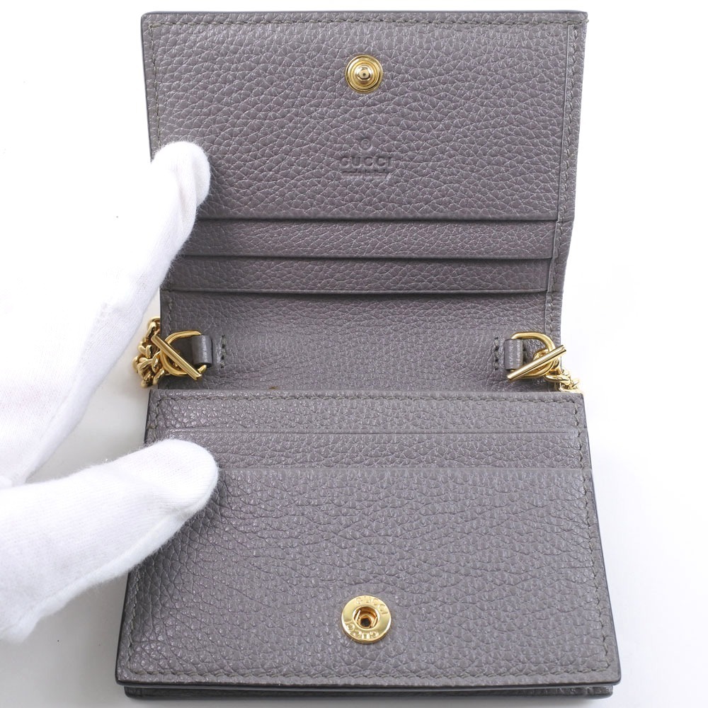 GUCCI グッチ ミニチェーンウォレット ズゥミ 570660 二つ折り財布