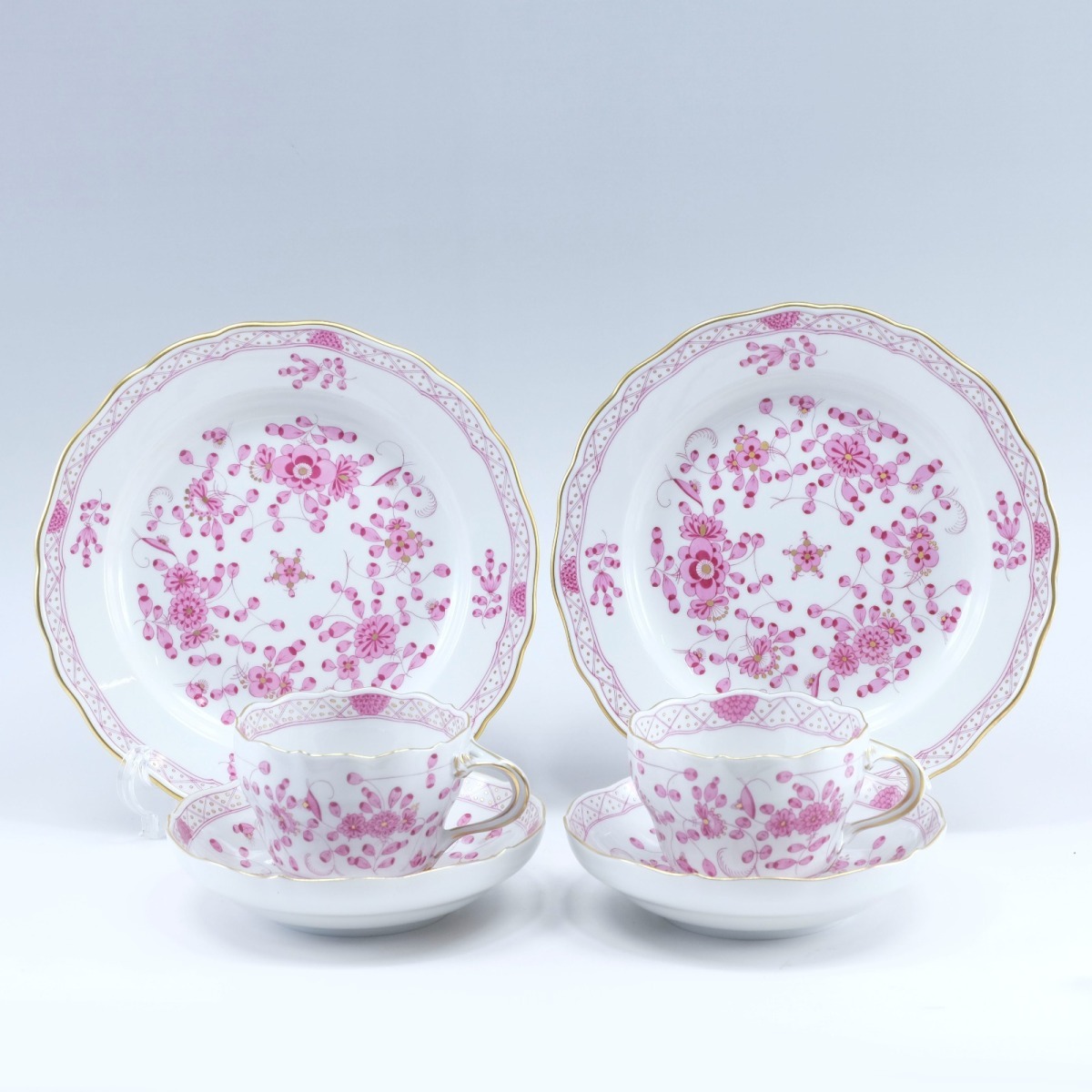 品質満点 インドの華リッチ マイセン Meissen ピンク 343410/00582