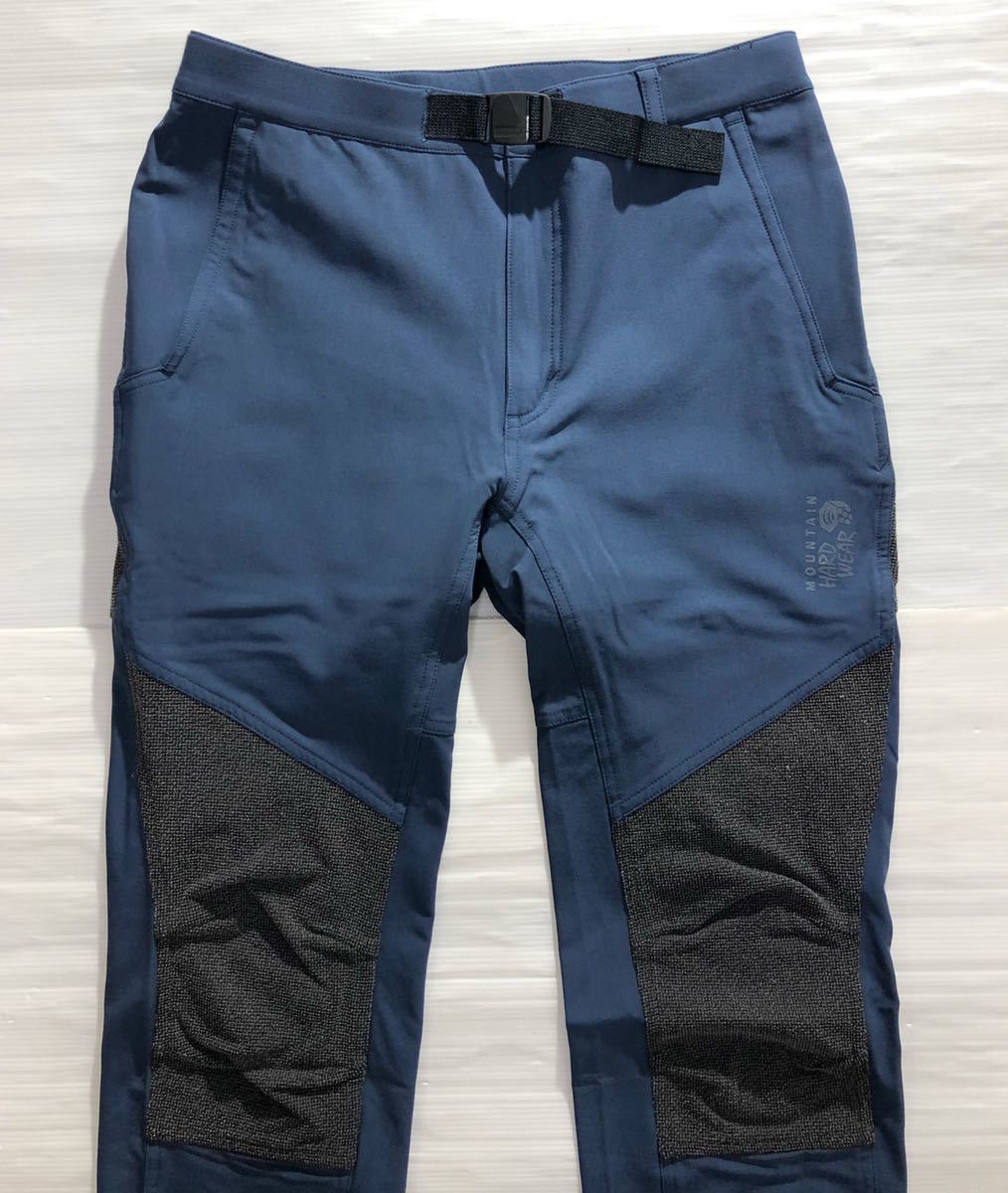 《MOUNTAIN HARD WEAR マウンテンハードウェア》ロゴプリント ストレッチ素材 トレッキング クライミング ダブルドラゴンパンツ ネイビー M