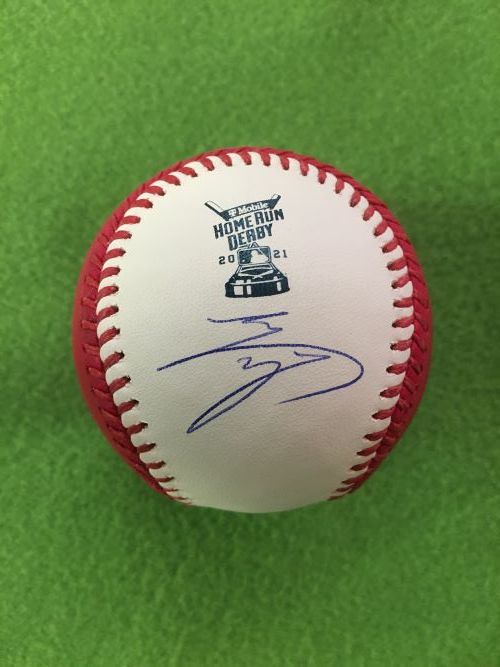 大谷翔平直筆サイン2021オールスターホームランダービーマニーボール