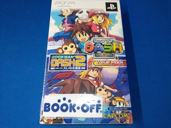 ヤフオク! - PSP ロックマンDASH ロックマンDASH2 バリュー...