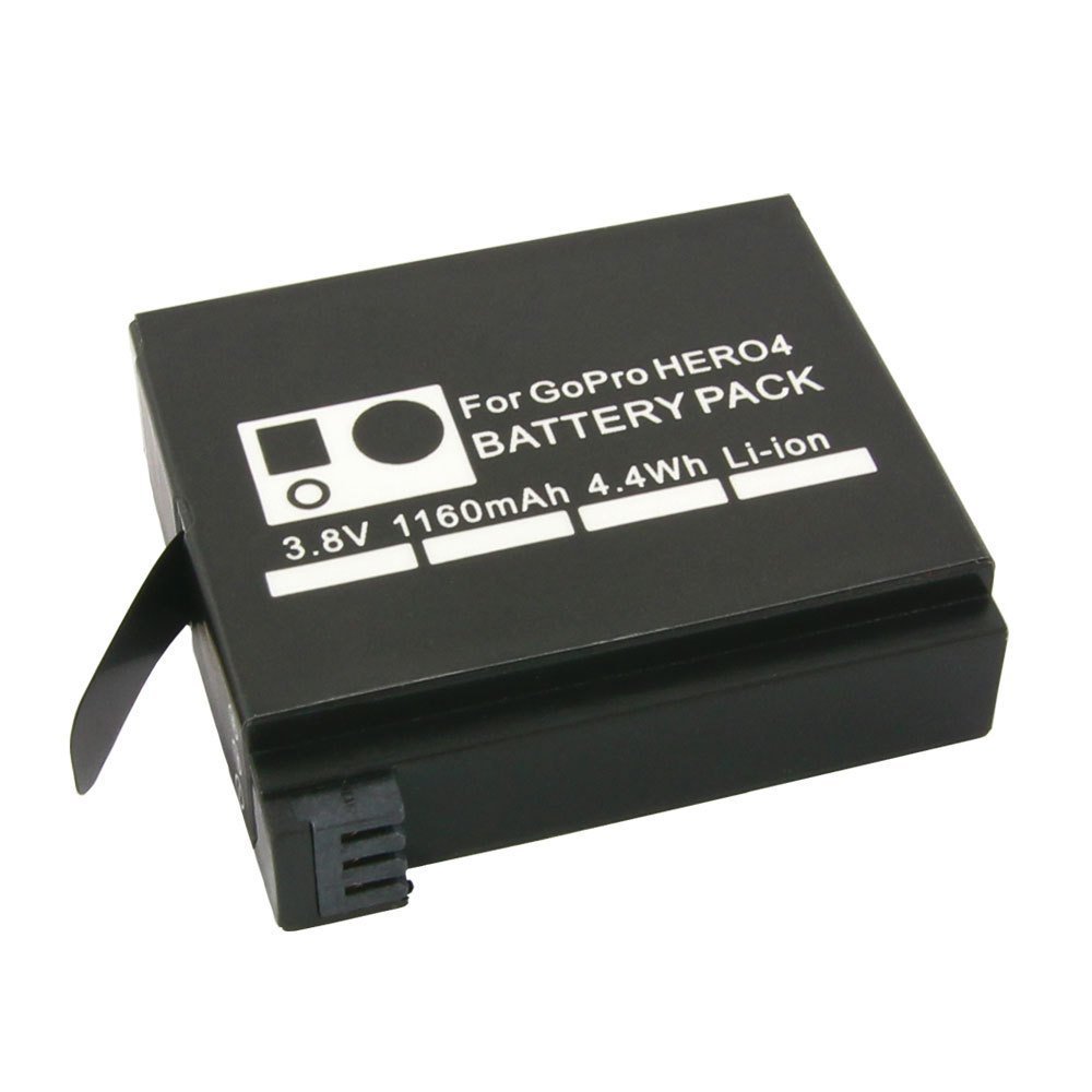 GoPro HERO4 カメラ用 大容量 リチウムイオン バッテリーパック 1個 互換 AHDBT-401 充電池_画像1