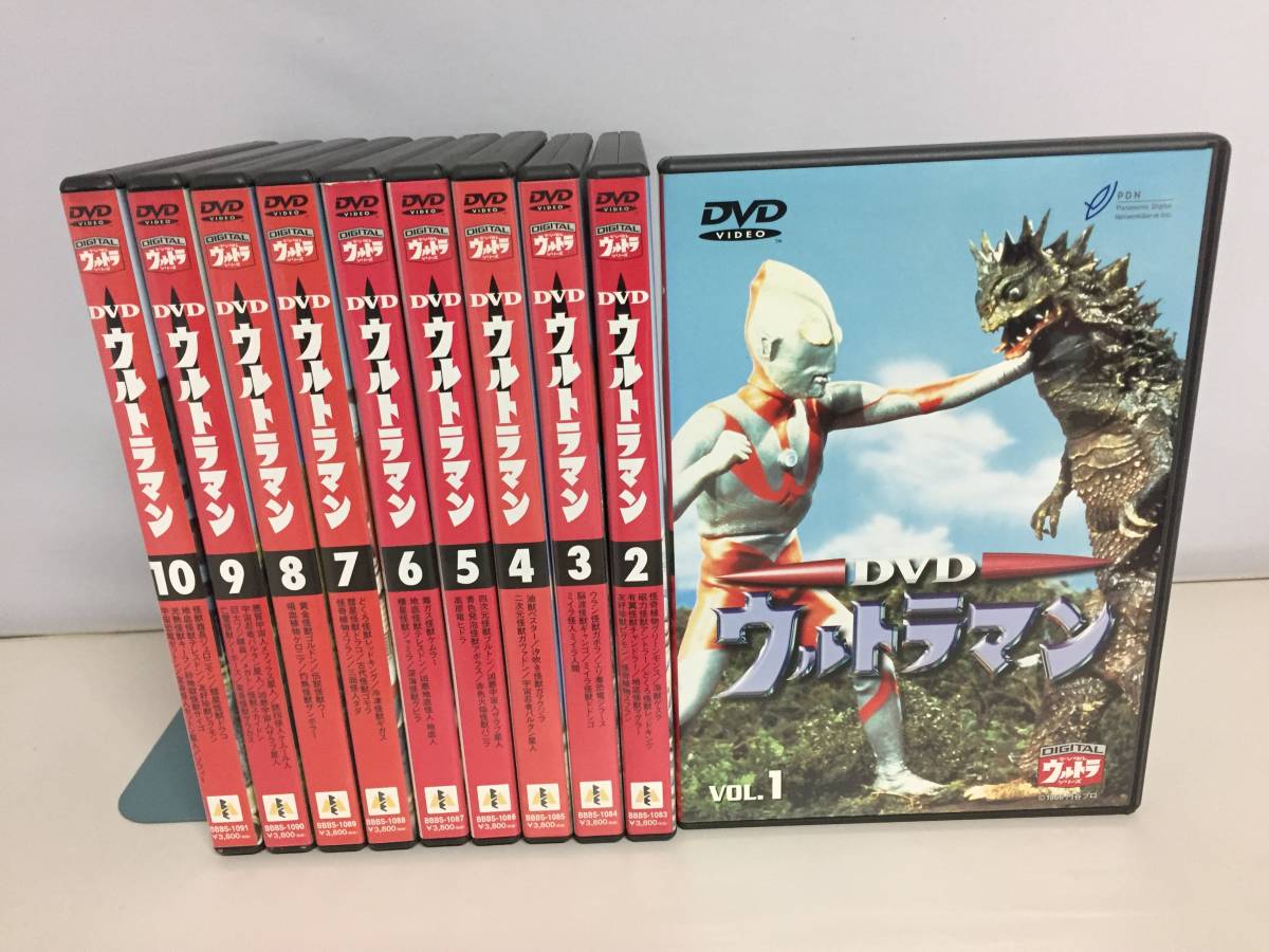 ヤフオク! - □ウルトラマン DVD 全10巻セット 初代 VOL.1～