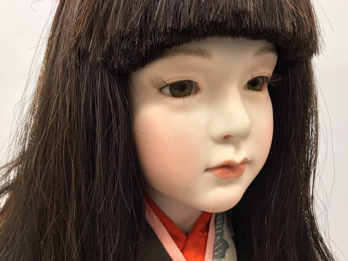 ビスクドール 三輪輝子 創作人形 約65cm 和人形 市松人形