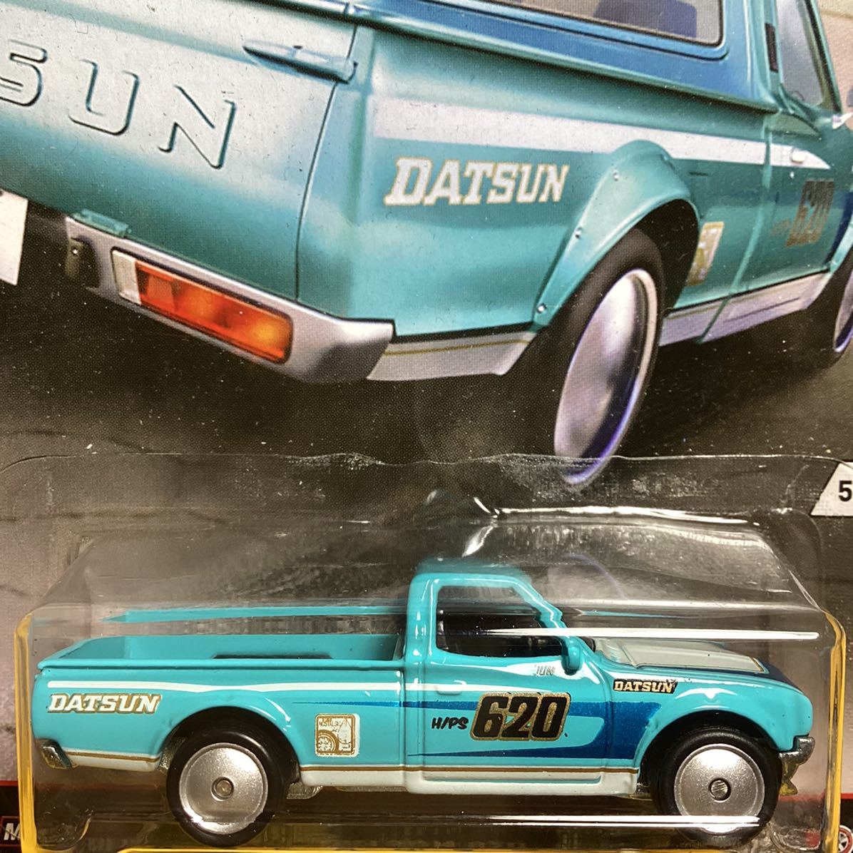 ★ホットウィール★ ダットサン　620 トラックス　リアルライダー　TRUCKS ブリスター底面割れあり　Hot Wheels _画像1