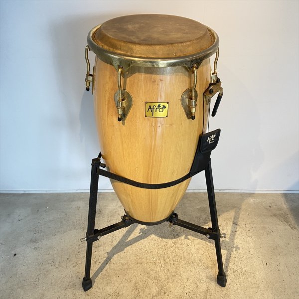 ヤフオク! - Afro コンガ 12 スタンド付 アフロ Conga 打...