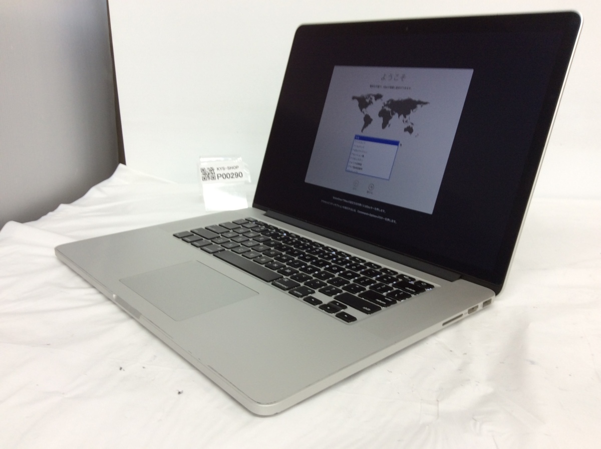 △1円スタート/Apple MacBook Pro Retina 15-inch Mid 2012 A1398 EMC2512/Core i7 2.6GHz/768GB/16GB/15.4インチ/mac OS Catalina/USキー_画像1