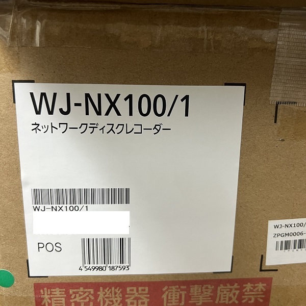  free shipping Panasonic WJ-NX100/1 1TB built-in i-PRO network disk recorder Panasonic security camera monitoring camera recorder body used 