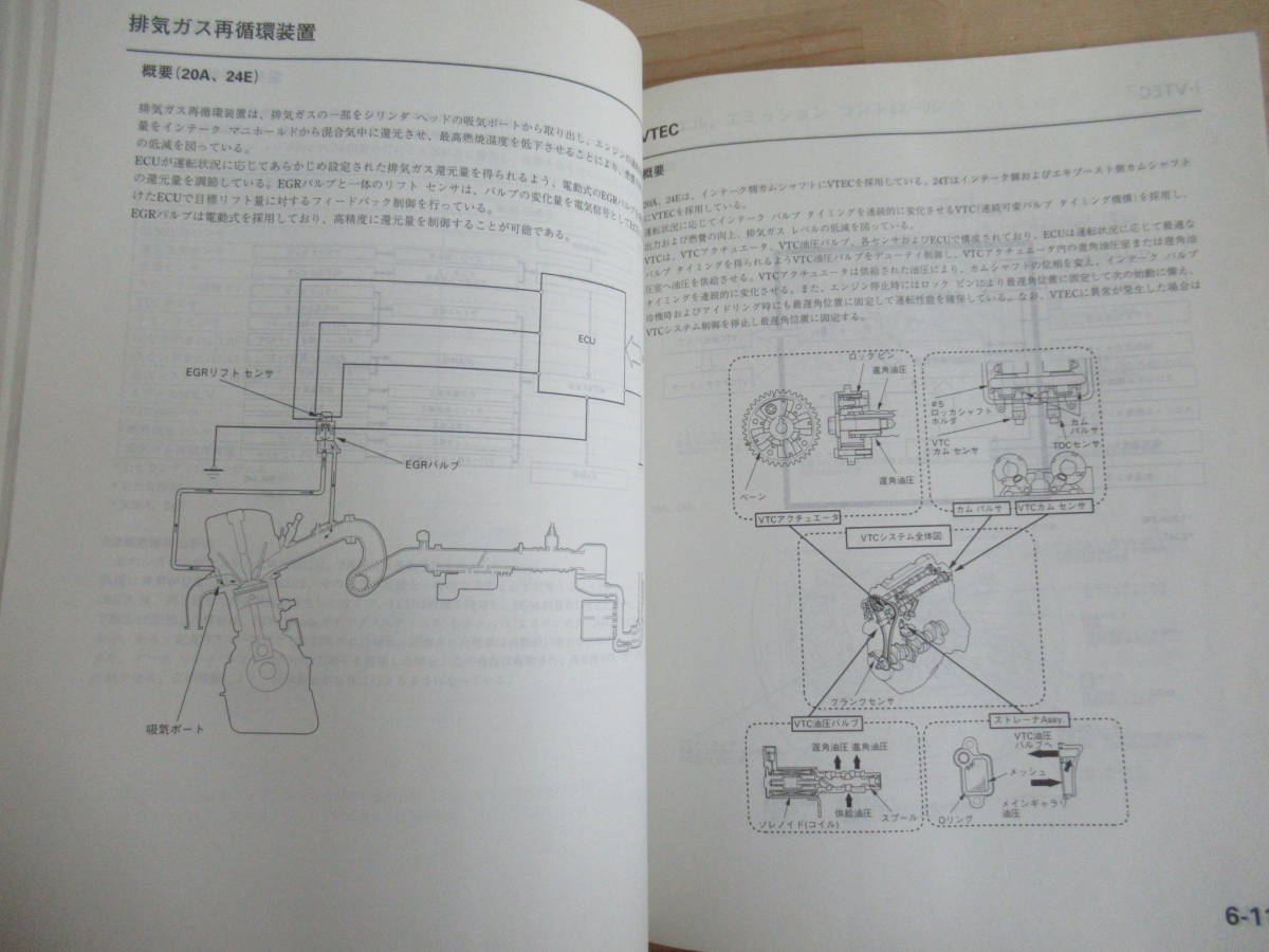 M1▼HONDA ホンダ ACCORD WAGON アコードワゴン サービスマニュアル 構造・整備編(追補版) 2004-10 DBA-CM1型 ABA-CM2型 CM-3 220119_画像5