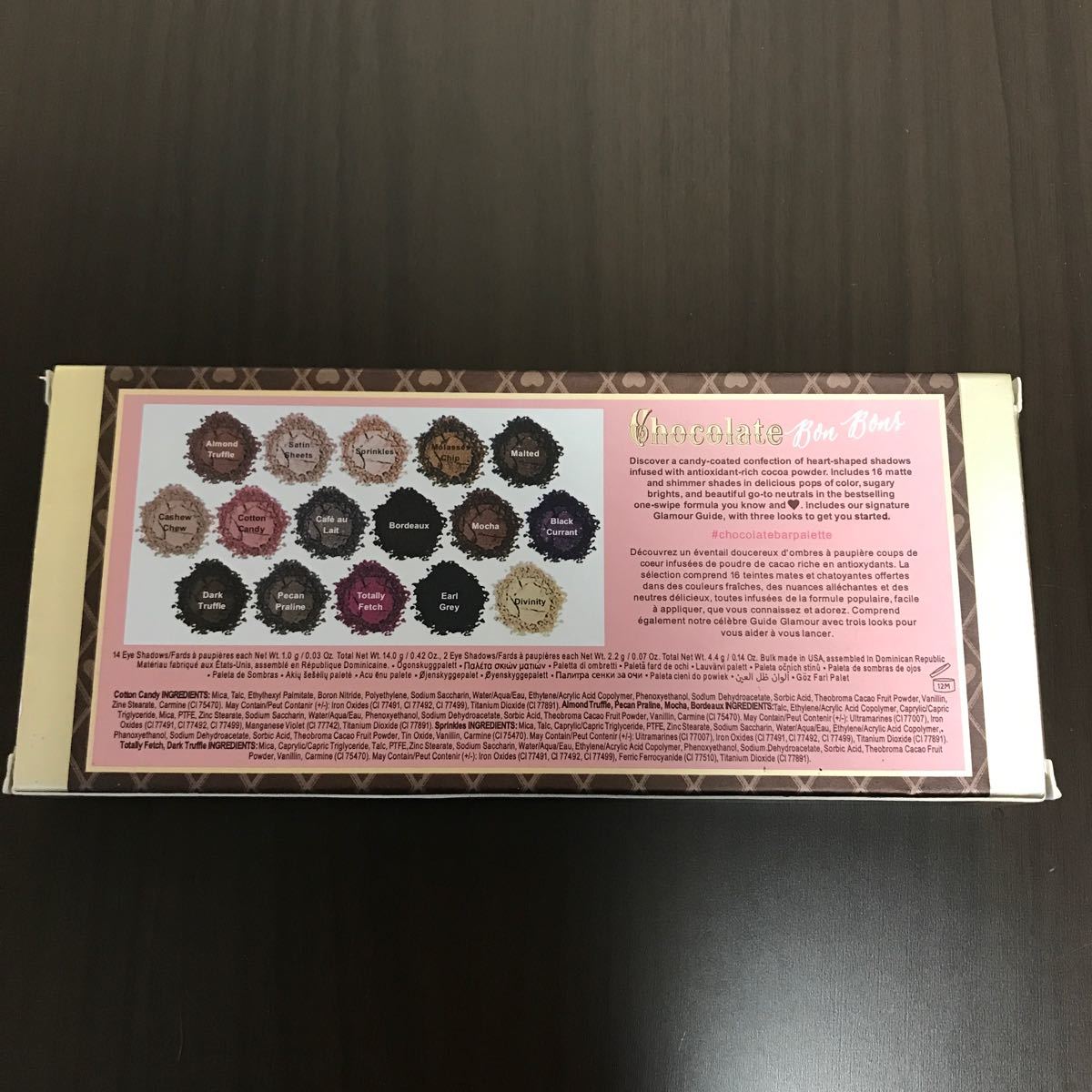 too faced chocolate アイシャドウ　期間限定特別価格♪