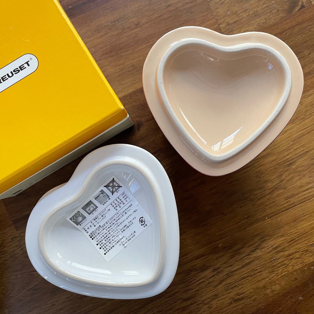 ル・クルーゼ LE CREUSET ルクルーゼ ラムカンダムール 赤 白 ル・クルーゼ LE CREUSET ルクルーゼ ラムカンダムール 赤 白