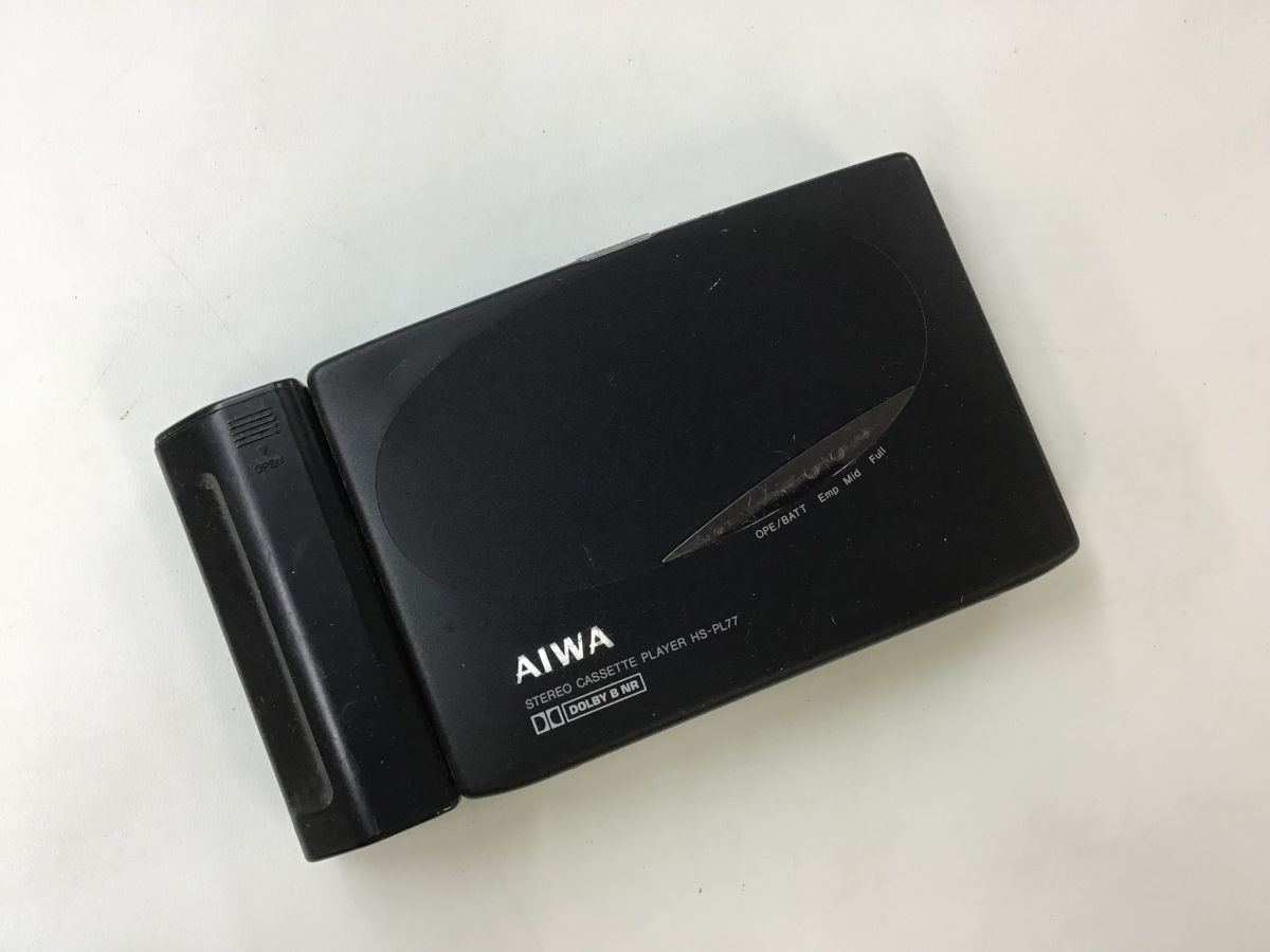 アイワ AIWA HS-PL77 ポータブルカセットプレーヤー Yahoo!オークション - AIWA HS-PL77 カセットプレーヤー