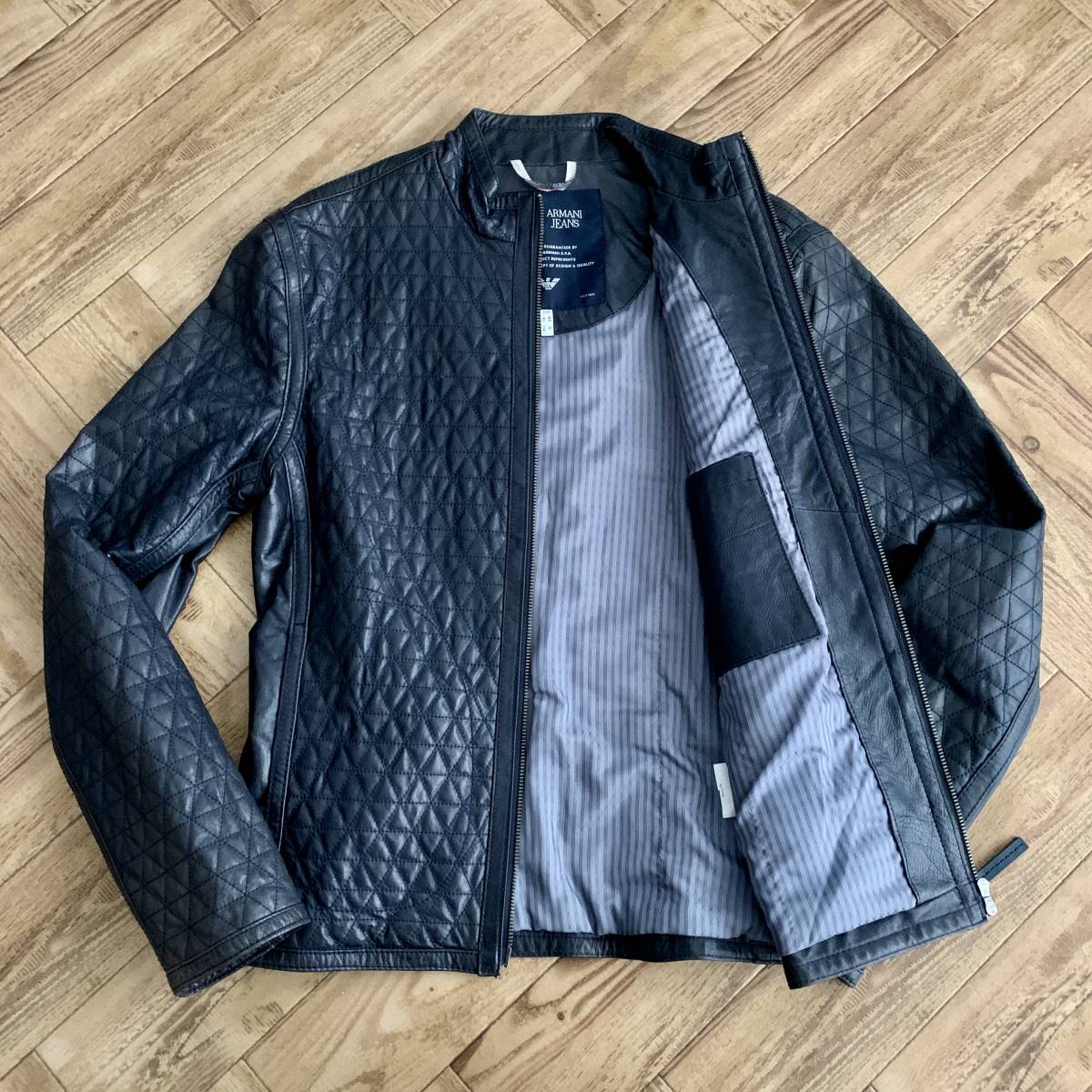 E15 アルマーニジーンズ『クールに映える』ARMANI JEANS 中綿 レザー