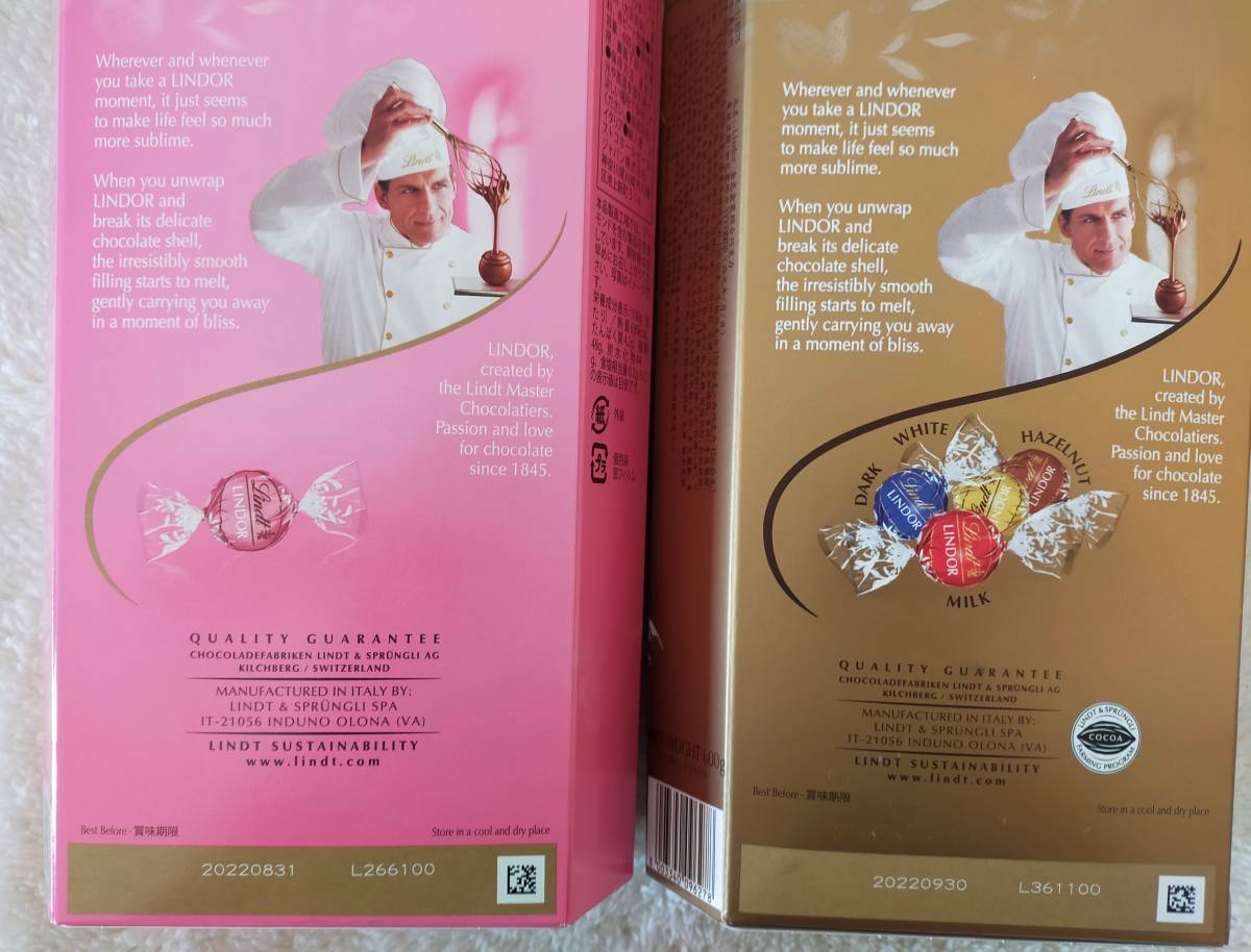 リンツ リンドール チョコレート 10種類40個入り Lindt LINDOR CHOCOLATE 40粒_画像7