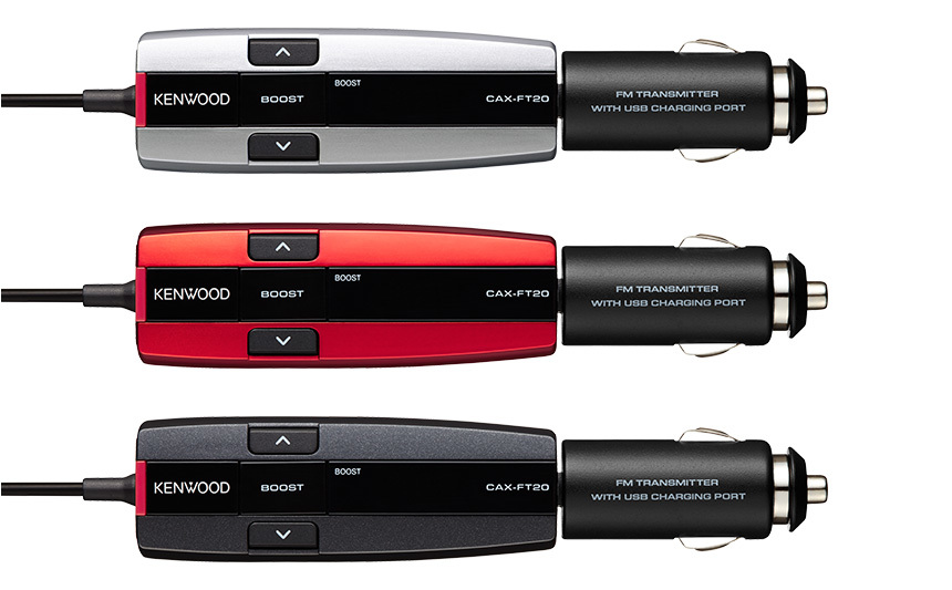 ケンウッド　CAX-FT20-B　Bluetooth搭載　FMトランスミッター　ブラック　充電しながらワイヤレス　新品