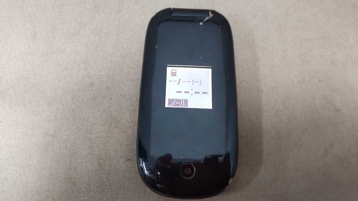 docomo FOMA らくらくホン F-07A ＃DG3466 FUJITSU 富士通 ガラケー ケータイ 簡易動作確認＆簡易清掃＆初期化OK 判定○ 