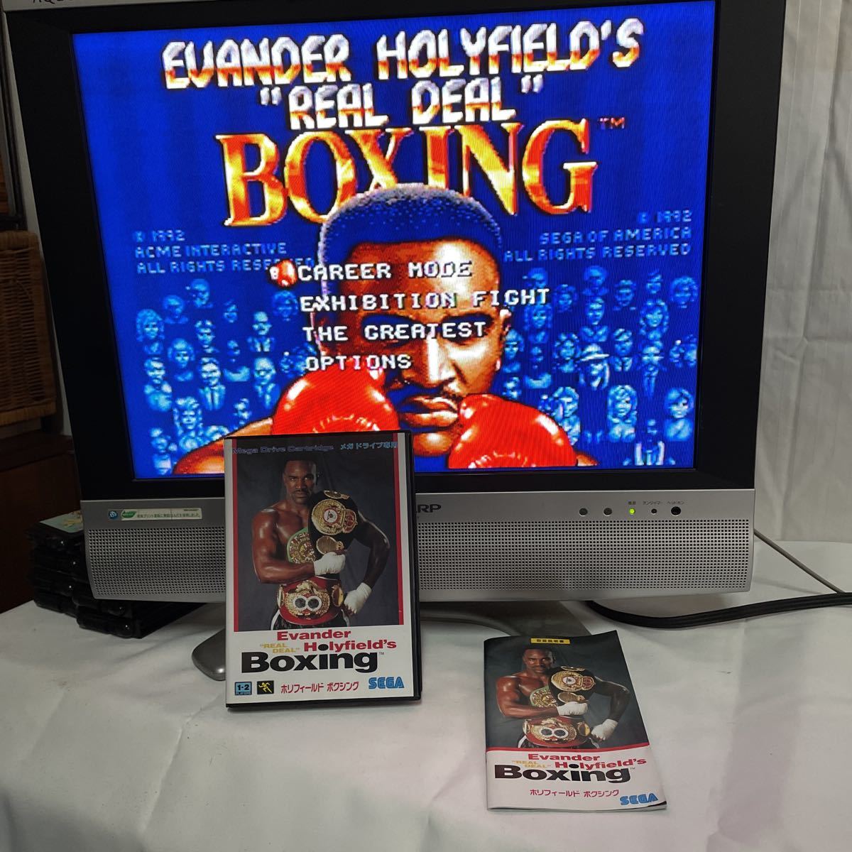 Holifield Boxing Martial Army Operation подтвердила, что Sega Sega Megado Live Soft MD Dropping 198 Yen и другие инструкции с приветствием в комплекте