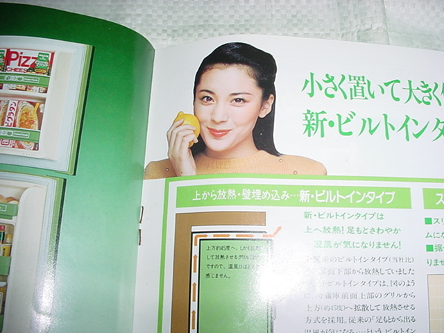  Showa era 55 year 2 month National refrigerator. general catalogue pine slope ..