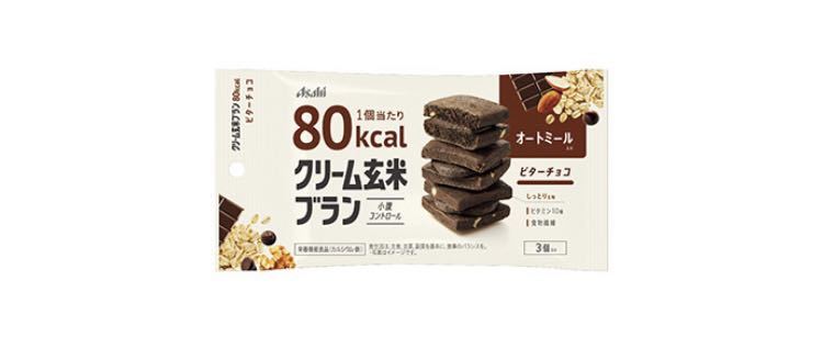 ローソン　スマホくじ　引換　アサヒグループ食品 クリーム玄米ブラン80kcal ビターチョコ _画像1