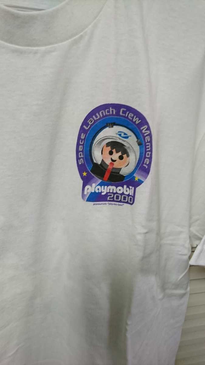 playmobil プレイモービル Tシャツ 「Space Lanch Crew Member 2000」 XLサイズ 未使用_画像3