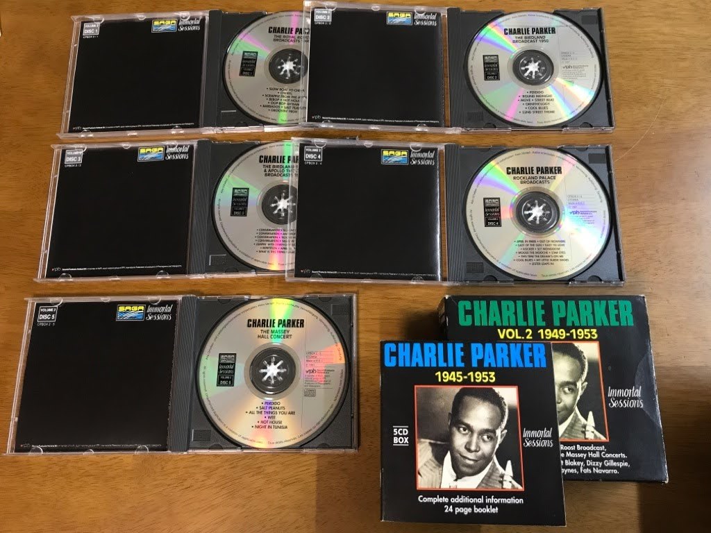 o3/5枚組CD-BOX 2セット(合計10枚) チャーリー・パーカー VOL.1 1945-1948 / VOL2 1949-1953 輸入盤 Immortal Sessions_画像5