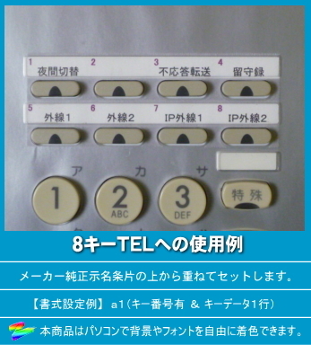 NTT EP81N用 ＬＫすっきりシート 45台分セット 【 LS-NE01-045 】_画像9