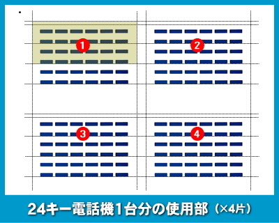 ナカヨ NYC-Si用 ＬＫすっきりシート 1000台分セット 【 LS-NY05-1000 】_画像4