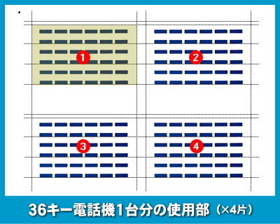 ナカヨ NYC-Si用 ＬＫすっきりシート 1000台分セット 【 LS-NY05-1000 】_画像3