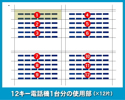 ナカヨ NYC-Si用 ＬＫすっきりシート 1000台分セット 【 LS-NY05-1000 】_画像5