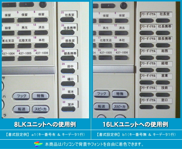 NTT DTL/ITL32TEL用 ＬＫすっきりシート 800台分セット 【 LS-NE91-800 】_画像6