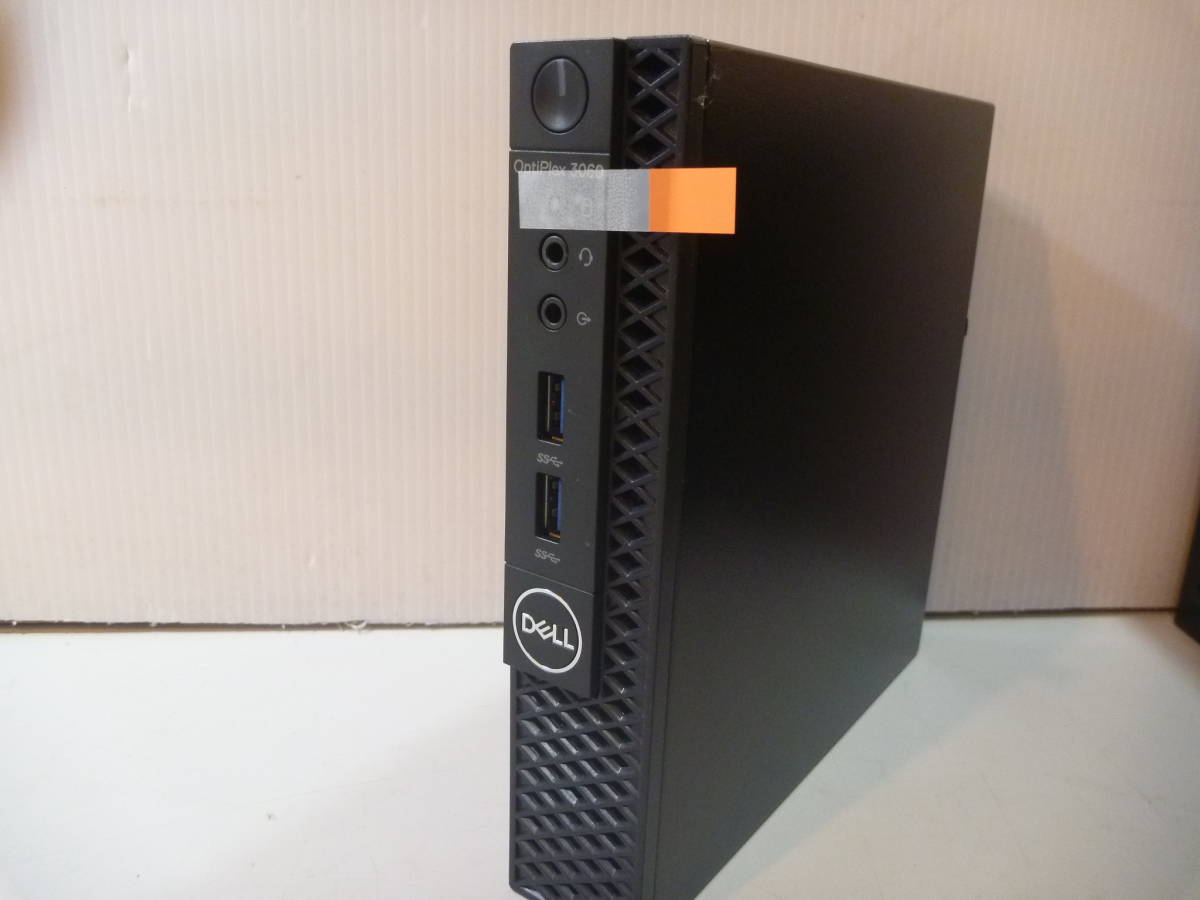 DELL OPTIPLEX 3060 Micro★第８世代　Core i3-8100T 3.10GHz☆メモリ8GB/５００GB/Windows10Home☆USED♪⑤_画像1