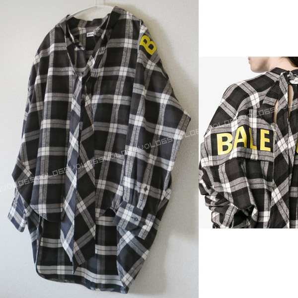 バレンシアガBLAENCIAGA 2018SS New Swing Shirtニュー スウィング
