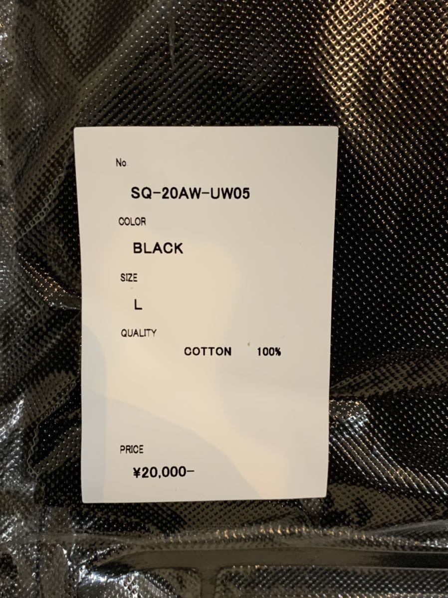 新品未使用 シークエル sequel underwear Tシャツ 2枚セット 黒 Lサイズ fragment design 藤原ヒロシ フラグメント_画像3