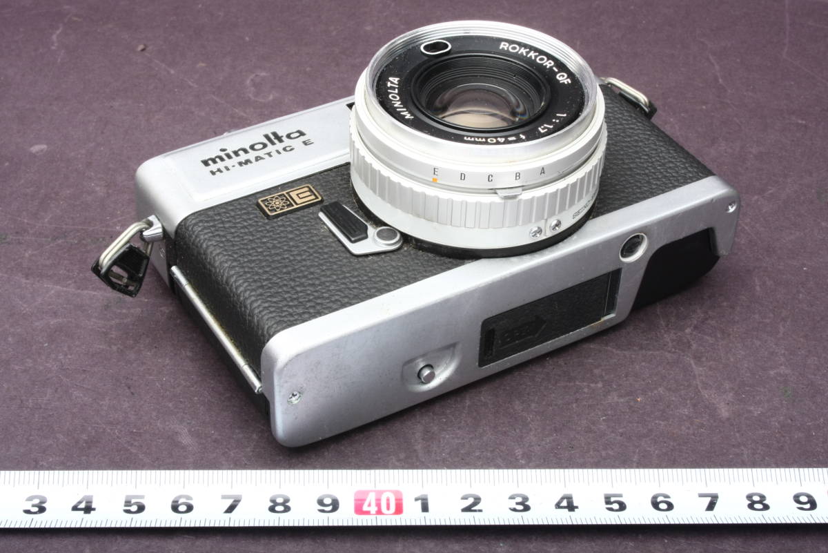 4517 minolta ミノルタ HI-MATIC E ハイマチックE ROKKOR-QF 40mm f1.7_画像4