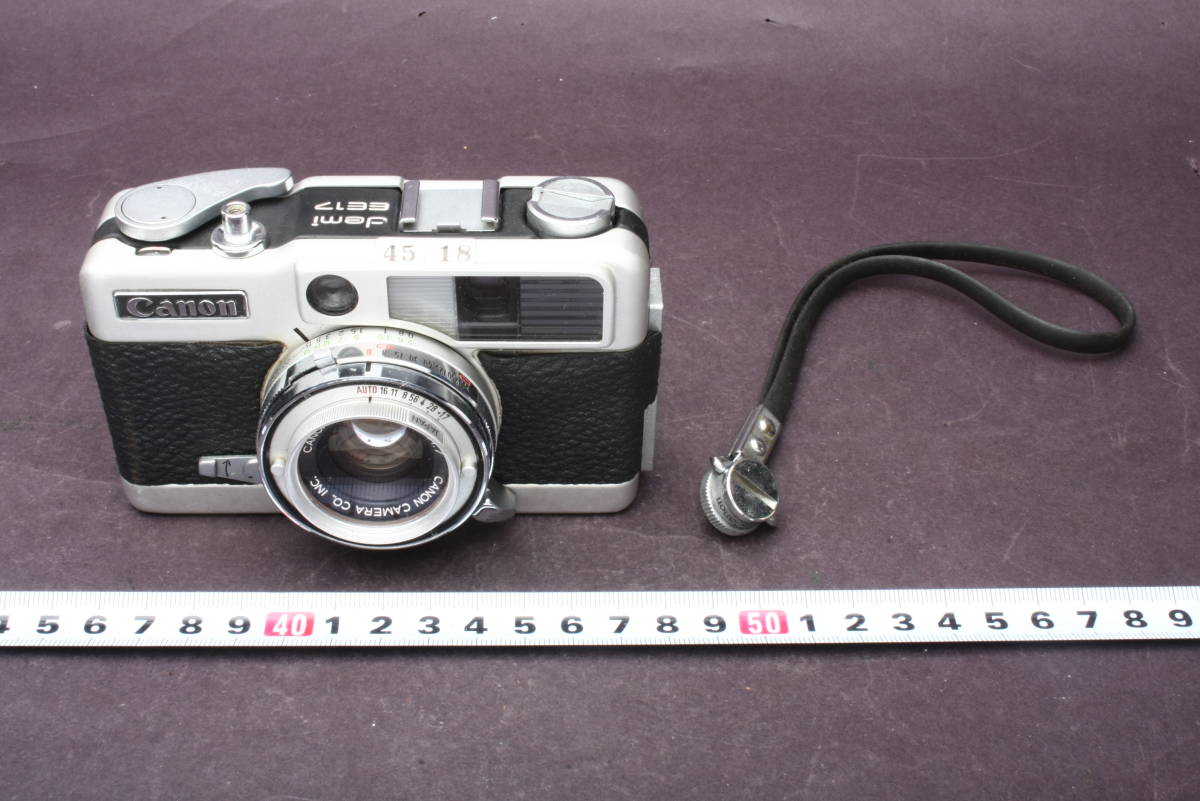 ☆完動極上美品☆CANON demi EE 17 キャノン-