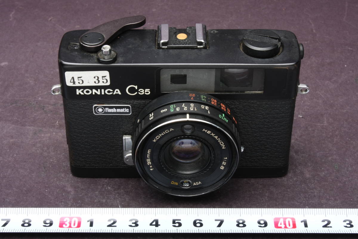 新作モデル 簡易動作確認済 4535 konica f2.8 hexanon C35 コニカ