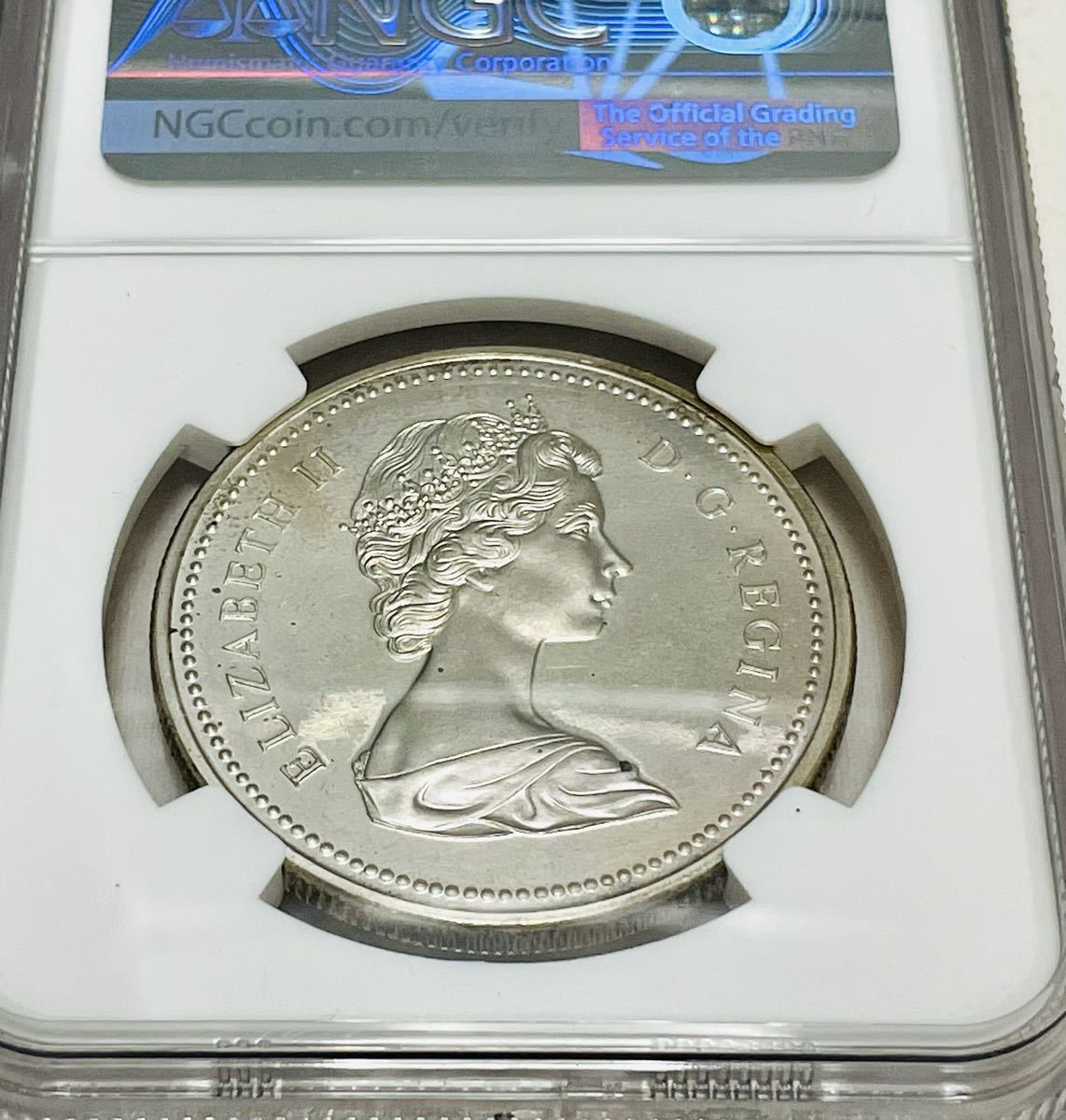 超特価sale開催!】 1973 カナダ 王立騎馬警察 プルーフ銀貨 NGC PL67