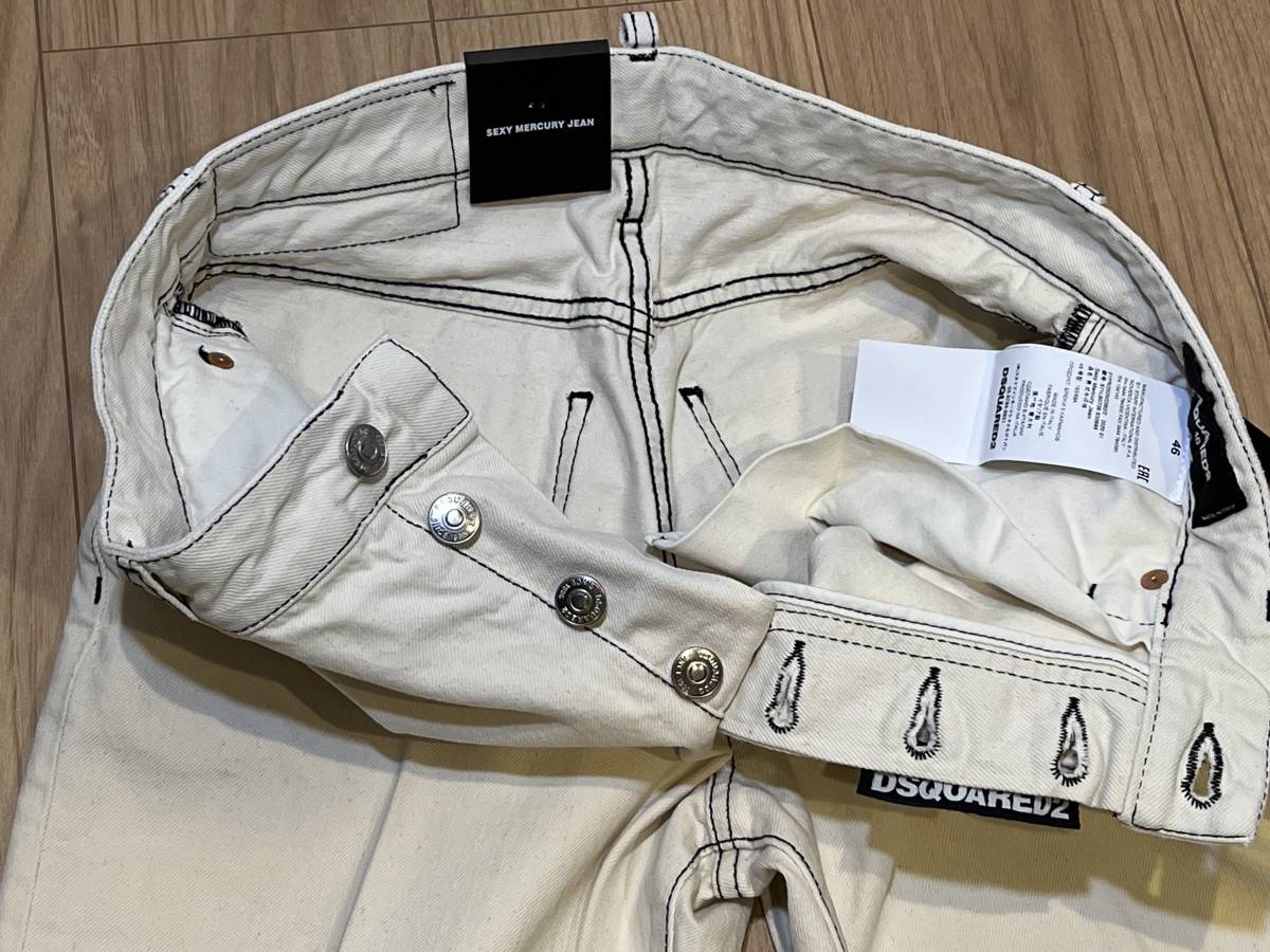 DSQUARED2 ディースクエアード SEXY MERCURY JEAN ホワイト DSQUARED2 ディースクエアード SEXY MERCURY JEAN ホワイト