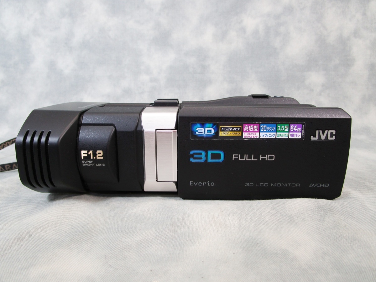 2022年最新海外 JVCケンウッド JVC 3Dハイビジョンムービー ブラック GS-TD1-B