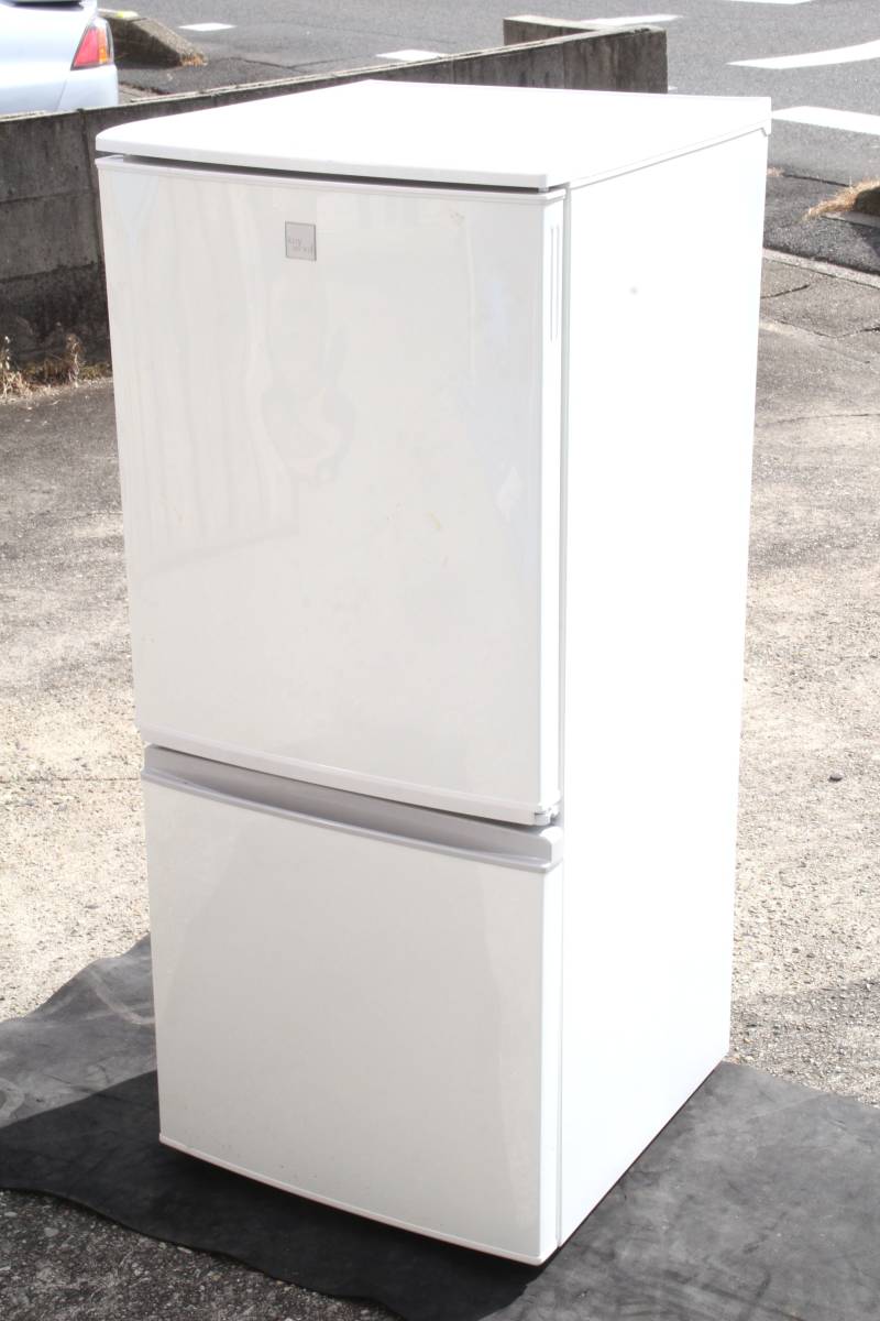 SHARP シャープ 2ドア冷蔵庫 SJ-14E5 全内容積137L ドア向き変更可 