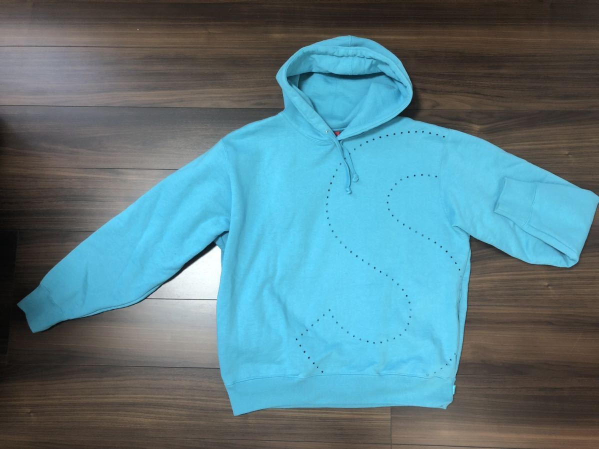 Supreme Laser cut s Logo Hooded Sweatshirt/Sロゴパンチングパーカー