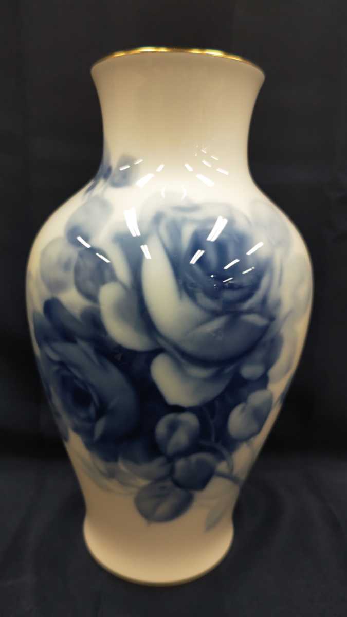 値引きする 美品 大倉陶園 花瓶 ブルーローズ 36cm 19 - 花瓶 - hlt.no