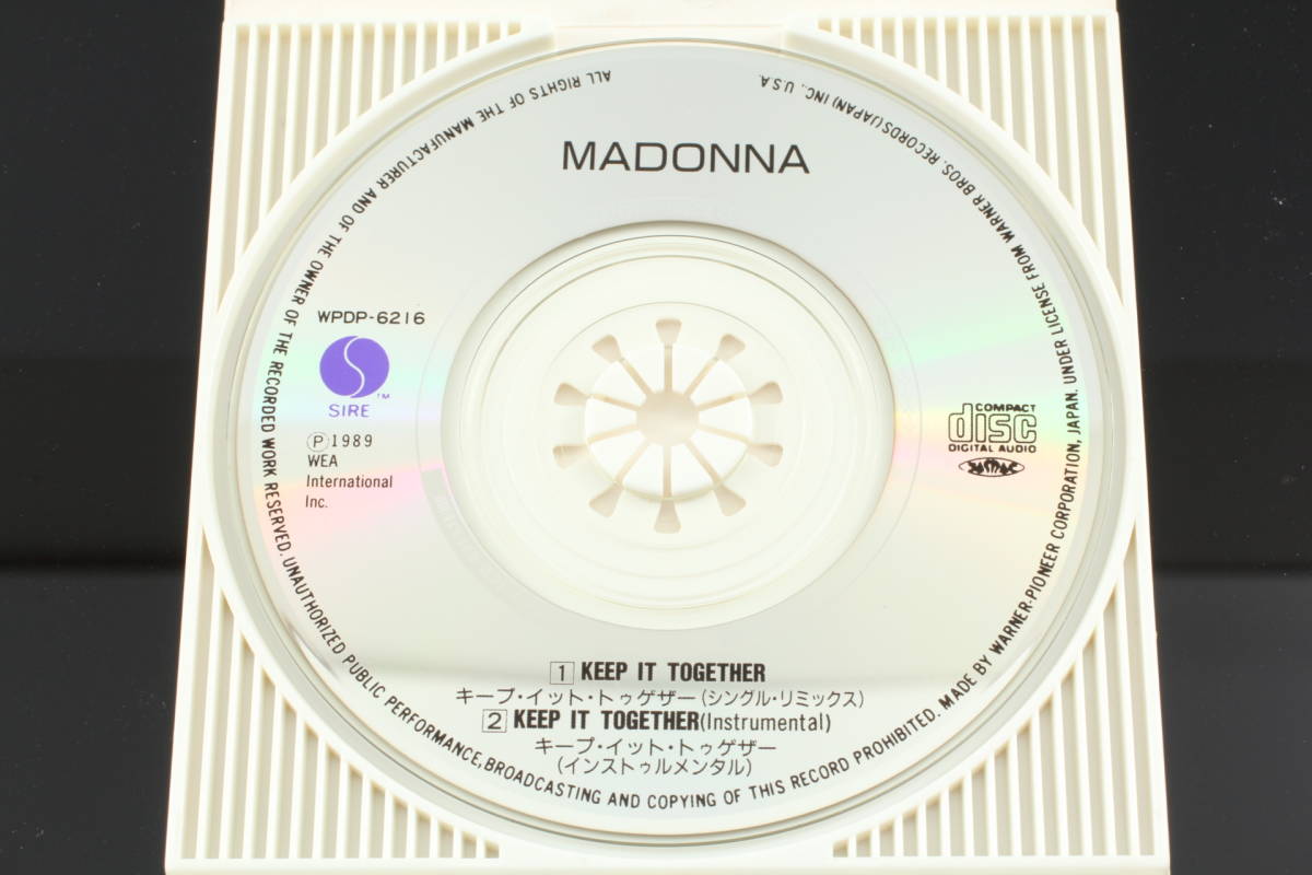  редкий 8cm CD single одиночный Madonna Madonna KEEP IT TOGETHER keep *ito*tuge The -#MTGK1.005428