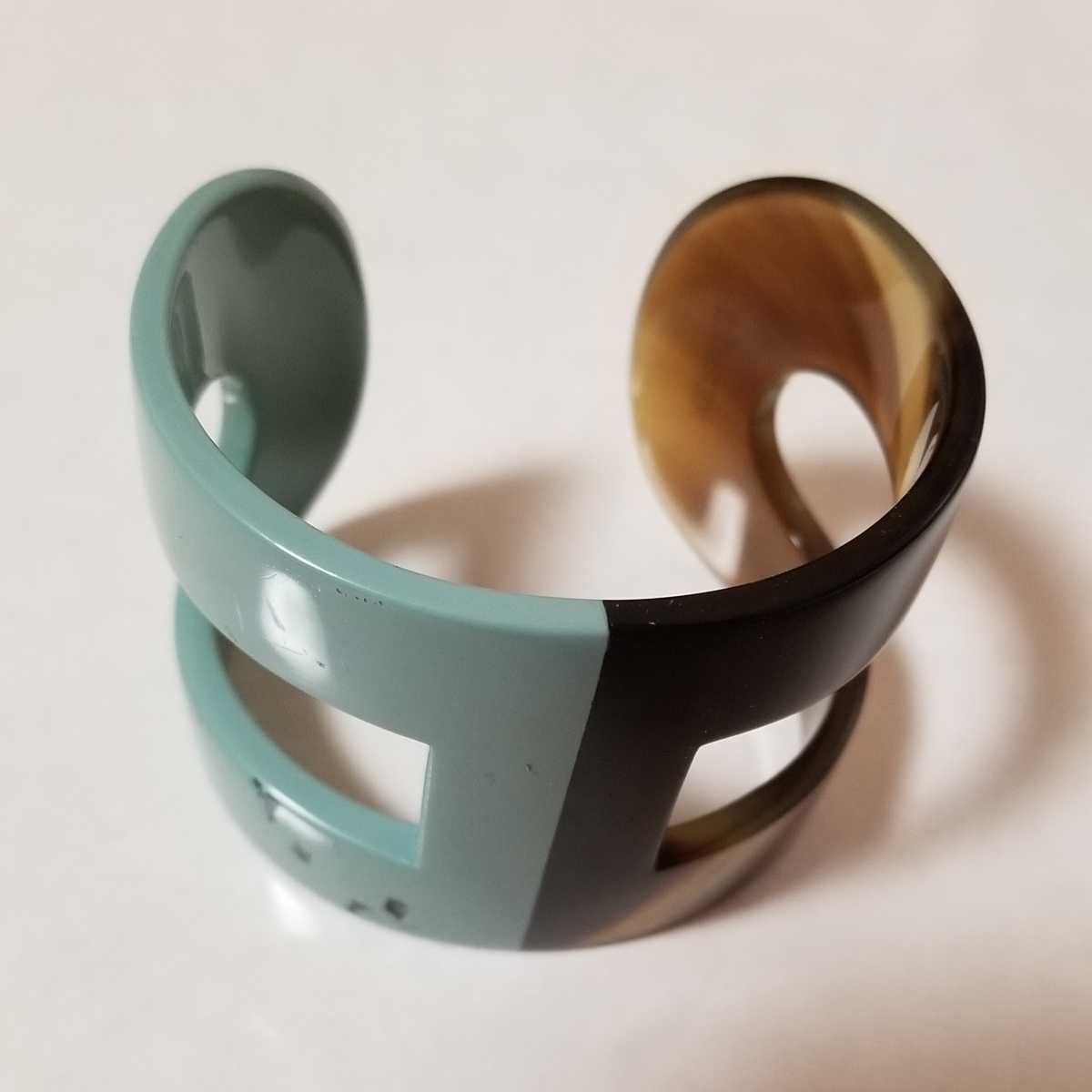 HERMES エルメス アノ バッファローホーン バングル ブレスレット