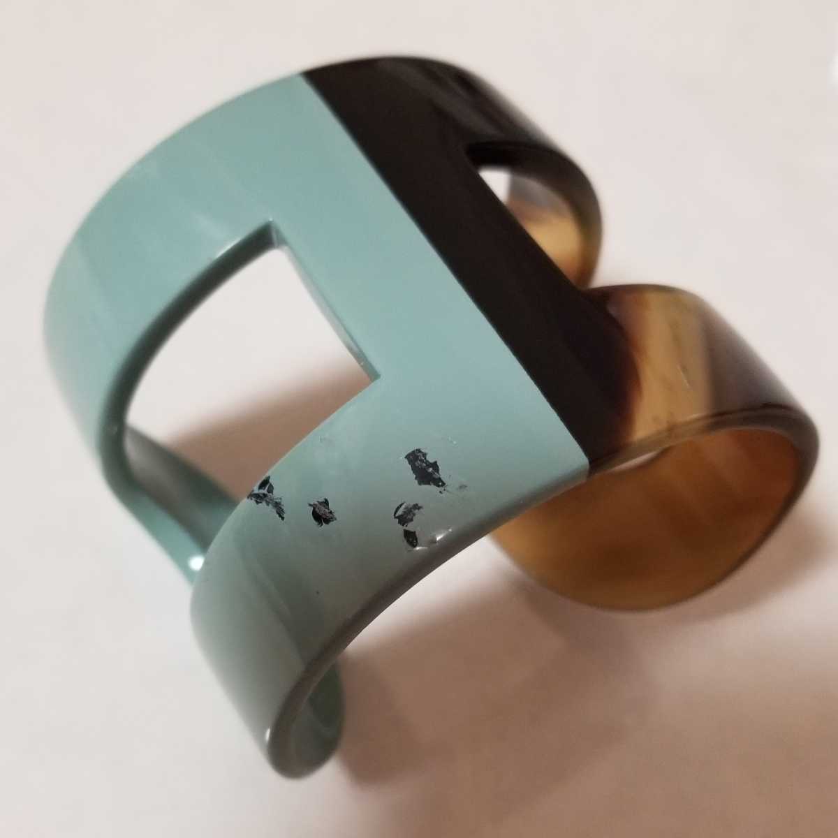 HERMES エルメス アノ バッファローホーン バングル ブレスレット