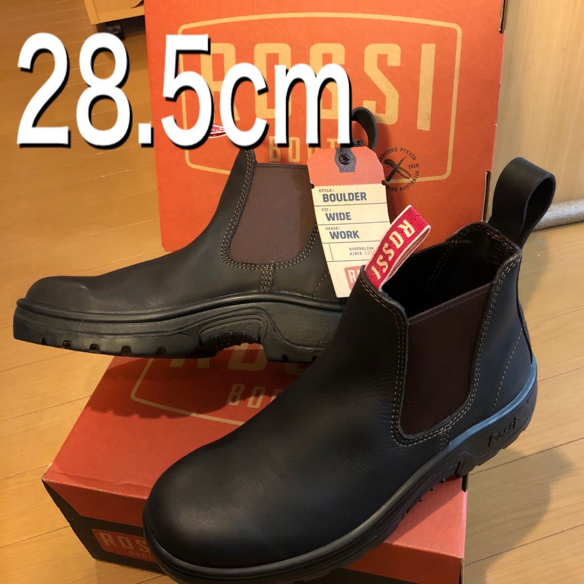 UK10【新品未使用】上位モデル Rossi boots サイドゴアブーツ｜PayPay