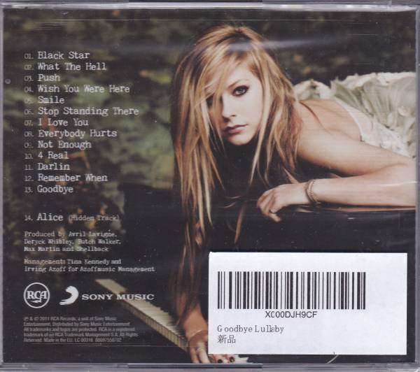 【Goodbye Lullaby 】 アヴリル・ラヴィーン / 輸入盤 送料無料 / CD / 新品